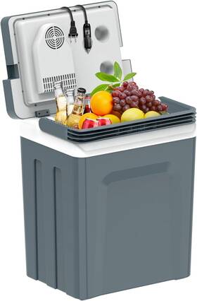 Sharewin 744759289766 Electric Cooler And Warmer With Handle 26.5 Quart/25l Portable Thermoelec