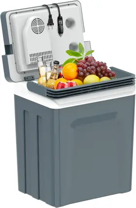 Sharewin 744759289766 Electric Cooler And Warmer With Handle 26.5 Quart/25l Portable Thermoelec