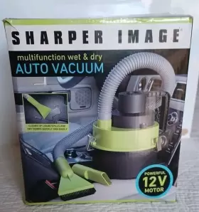 1020005 Sharper Image New Mulitfunction Wet And Dry Auto Vacuum 12v Motor For Car Boat Rv