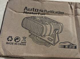 Shht 3348270384 Nib Auto Air Purification Heater Fab 11v/120w
