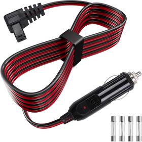 Sigely 313056762793 Car Refrigerator Dc Power Cord 12v/24v Fridge Cooler Supply Ca