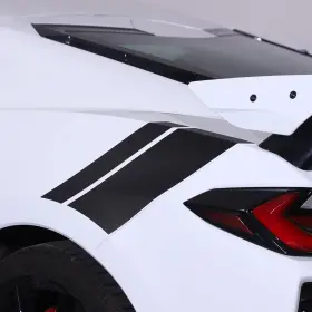 24546 Slingfx New C8 Fender Decals Stripe Sticker Trim For Corvette Stingray Z06 2020-2024