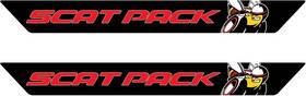 Slingfx 313097441459 New Door Guard Sills Replacement Fits Dodge Challenger Scat Pack Vinyl Decal