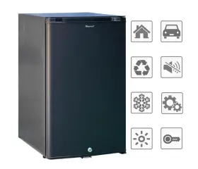 2020051999 Smad Mini Rv Refrigerator 12v Truck Cooler Ac Dc Silent Fridge Hotel 1.7 Cu Ft Quiet