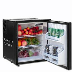 Smad Yc60 12v Rv Refrigerator 2.1 Cu.ft Fridge 12/24v Camper Refrigerators Semi Tr