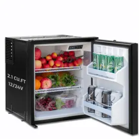 Yc60 Smad 12v Rv Refrigerator 2.1 Cu.ft Fridge 12/24v Camper Refrigerators Semi Tr