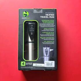 Smart Gear 030698061052 Smartgear 12v Programmable Stainless Steel Heated Travel Mug With Car Charger New