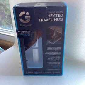 Smart Gear Stg-6255-tx Smartgear Heated Travel Mug 16 Oz 12 Volt Digital With Charger