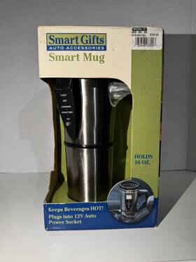 Smart Gifts 30698033097 Gear 12v Digital Heated Travel Mug