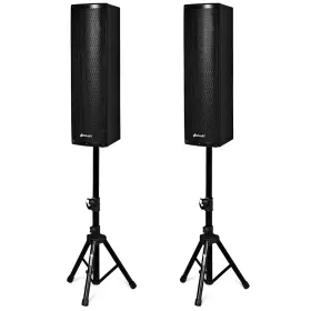 Up23879a27000 Sonart 2000w 2pcs Bi-amplified Speakers Pa Outdoor With 3-channel Stands