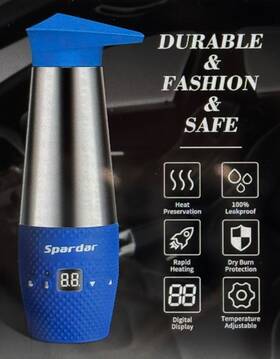 Spardar 12k8 Heating Cup For Car 12 V