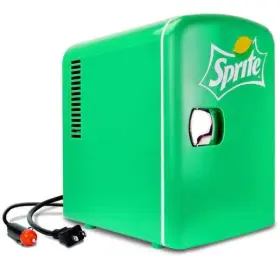 Sprite 059586600982 4l Cooler/warmer With 12v Dc And 110v Ac Cords 6 Can Portable Mini Fridge Green