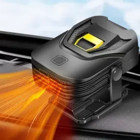 5009 Spwkr 12v Portable Car Heater And Defroster New 2-in-1 Fast Heating Cooling Fan With