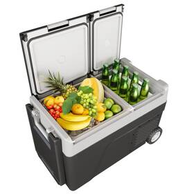 Stmhom 8gnpc2fgvvyhmb3xcs4t1q71 12 Volt Portable Refrigerator For Car 51 Quart Electric Dual Zone Freez