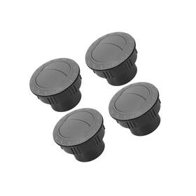 Strendier 00f13d72f240909 4pcs Ac Air Outlet Vent Louvered Dashboard Electroplate Knob For Rv Bus Boat