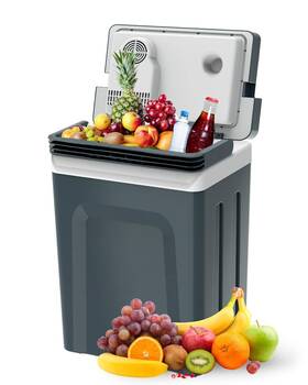 Subsun 798476433070 Electric Cooler And Warmer With Handle 27 Quart 25 L Portable Thermoelectri