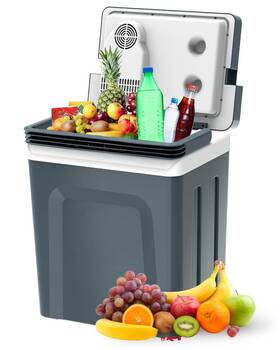 Subsun 798476433094 Electric Cooler And Warmer With Handle 32quart 30 L Portable Thermoelectric