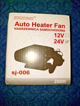 Suijiumu Sj-006 24v Car Truck Heater Defroster Demister Heating Fan Plug In Cigarette Lighter