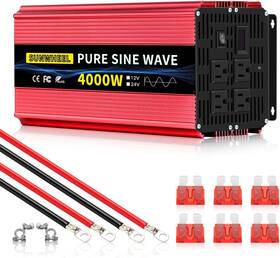 Sunwheel Swps121104000 4000w Pure Sine Wave Inverter Solar Off-grid 12v-4000w