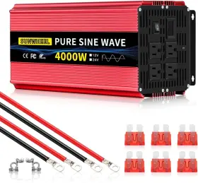 Swps121104000 Sunwheel 4000w Pure Sine Wave Inverter Solar Off-grid 12v-4000w