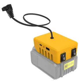 Ts-f0150-dc-60w T-sunicem 12v Car Refrigerator Adapter Compatible With 18v/20v Dewalt Battery Inverter