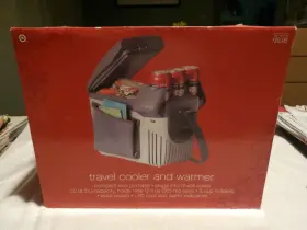 092140139 Target New Vtg Portable Car Or Boat Cooler/warmer Travel With Drink Holder Padded Arm Rest