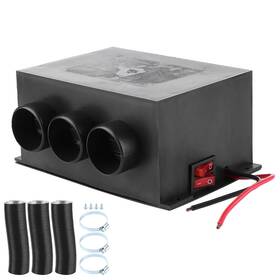 Tbest 134818440879 Car Heater 12v 3 Hole Portable Winter Heating Warmer Windshield De