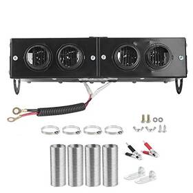 Tbest Tbestpemauwor0s457 12v Utv Heater Car Defroster Defogger Auto 4 Hole Heating
