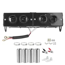 Tbestpemauwor0s457 Tbest 12v Utv Heater Car Defroster Defogger Auto 4 Hole Heating