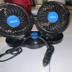 Hx-t303-1b Tcox Dual 12v Car Dashboard Fan Vehicle Appliance
