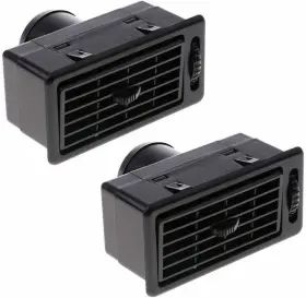 2pcsvent  Teamwill 2pcs Black Car Truck Rv Atv Heat Ac Air Exhaust Vent Dash Ventilation