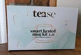Tease 786468681189 Smart Heated Mug Kit 2.0 With Wireless Charger Deep Mint Green Usb-c New