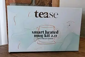 Tease 786468681189 Smart Heated Mug Kit 2.0 With Wireless Charger Deep Mint Green Usb-c New