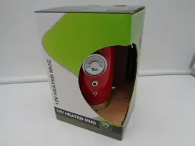 Pi-4121 Tech Tools New In Box 12v Heated Travel Mug Thermal Insulated With Temp Gauge