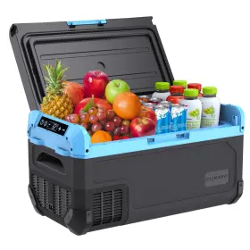 Tecnolove 850066581650 Car Refrigerator Fridge 32 Quart 30l Portable Mini Freezer 12/24v Dc 110 240