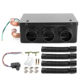 Terisasszg76g5r0w8 Terisass Car Heater Tractor Cab Heater-utv - 12v 50w 3 Hole Portabl
