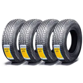 75r15 Tires 711181136432 Set Of 4 Heavy Duty St 205/75r15 Trailer Semi-steel 205/75