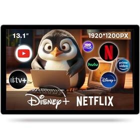 Tiusone 679065049882 13.1 Inch Qled 2g 32g Android 13 Multi-functional Car Tv Headrest Monitor Wifi Hdmi