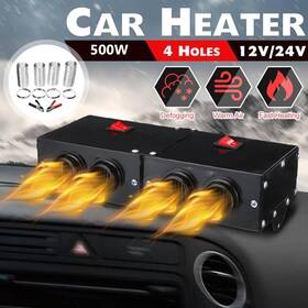 Topmelon Ml09c Car Heater - Windshield De-icers Defogger 12v 500w 2 In