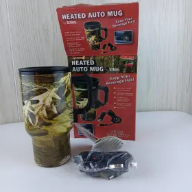 40036btwm-340 Totes Heated 16 Oz Auto Mug Coffee Cup 12v Car Adapter Camo By - Camping Hunting