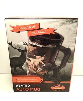 Totes/ Outdoors 812260020045 Heated Auto Mug 16oz. Camouflage With 12v Adapter Brand New