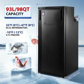 Toyandona 034141807136 93l/98 Quart 12v Rv Fridge Freezer App Control 32-47 F For Boat Yacht Caravan Truck