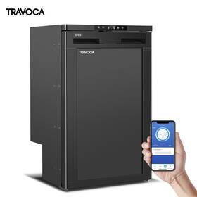 Travoca Tra-101 12 Volt Refrigerator 83l Rv App Control Fridge And Freezer