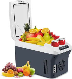 Aq-12l Trefan Car Fridge Freezer Cooler Electric Refrigerator Mini Portable 12v Camping Travel
