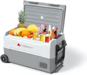 Ea35-b Trefan Electric Portable Refrigerator Cooler Car Fridge Camping 35l/37 Quart 12v Ac/dc New