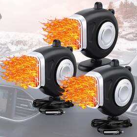 Tujoe Sew-tujoe-54 3 Pcs 12v 150w Car Heater That Plugs Into Cigarette Lighter 2 In 1 Portable C
