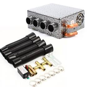 Tuqi 734830742129 12v 4 Ports Car Universal Under Dash Heater Heat Defroster Demister With Switch