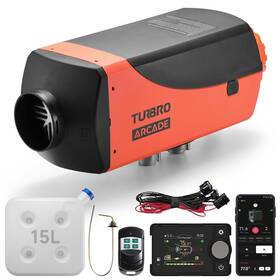 Turbro S8bp 8kw Diesel Heater Dc 12v/24v Parking With 4 Gal Large Fuel Tank Smar