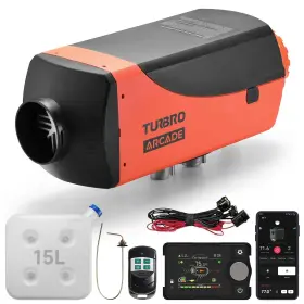 S8bp Turbro 8kw Diesel Heater Dc 12v/24v Parking With 4 Gal Large Fuel Tank Smar