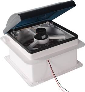 Tytxrv 785034114472 14ftft Rv Roof Vent 12v 3 Speeds Reversible Fan Manual Control Removable